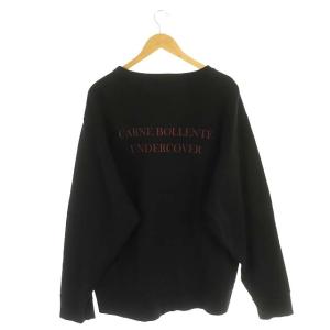 UNDERCOVER ×CARNE BOLLENTE 2014年スウェットトップス プルオーバー 長袖 3 黒 ブラック UCV9802-01