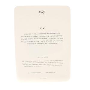 ANYA HINDMARCH STICKERS ステッカー SLOW DOWN 赤 白 レッド ホワイト