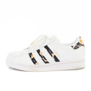 マリメッコ marimekko スーパースター SUPERSTAR スニーカー ローカット 23.5cm 白 黒 ホワイト