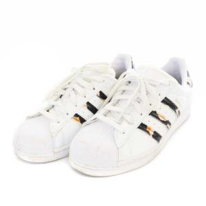 adidas Originals マリメッコ marimekko スーパースター SUPERSTAR スニーカー ローカット 23.5cm 白 黒 ホワイト