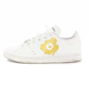 マリメッコ marimekko スタンスミス STAN SMITH スニーカー ローカット 23.5cm 白 ホワイト ゴールド色