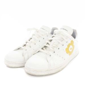 adidas Originals マリメッコ marimekko スタンスミス STAN SMITH スニーカー ローカット 23.5cm 白 ホワイト ゴールド色