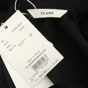 CLANE 22AW SHEER RIBBON NO SLEEVE TOPS トップス ブラウス シアー ノースリーブ バックリボン 1