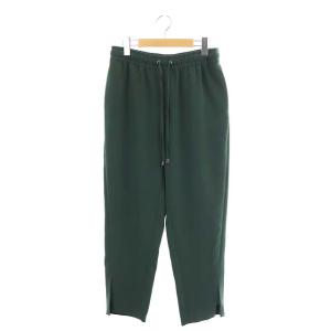Theory 21SS ジョガーパンツ テーパード イージー 4 ダークグリーン