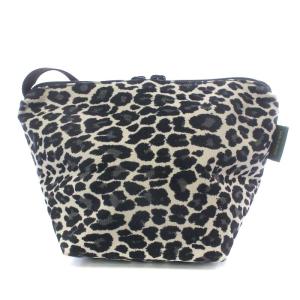 Hervé Chapelier 2885F レオパード ナイロン舟型ショルダーバッグS ヒョウ柄 カモフラージュ ワンショルダー 斜め掛け パンサー ブラン