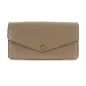 M68708 モノグラム アンプラント ポルトフォイユサラ 長財布 二つ折り ベージュ