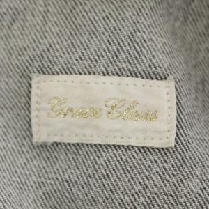 Grace Class デニムサロペスカート ジャンスカ ワンピース ロング カットオフ アシメ 38 黒 ブラック