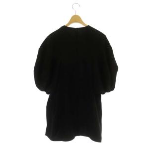 ENFOLD 23SS DRAPE SLEEVE T-SHIRT ブラウス バルーンスリーブ 38 ブラック