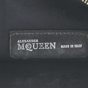 Alexander McQueen クラッチバッグ レザー 黒 ブラック