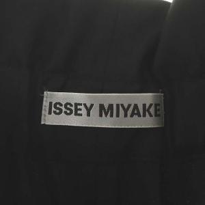 ISSEY MIYAKE 20AW ベルテッドパンツ ワイド フレア ウール 2 黒 ブラック IM03FF092