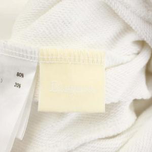 Diagram GRACE CONTINENTAL 22AW スクエアビジュー トレーナー スウェット 長袖 プルオーバー 36 白 ホワイト