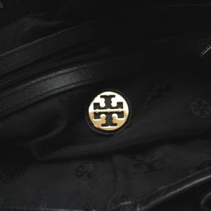 TORY BURCH トートバッグ ナイロン キルティング レザー 黒 ブラック