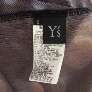 Y's ヨウジヤマモト メッシュカットソー 総柄 半袖 プルオーバー 2 マルチカラー