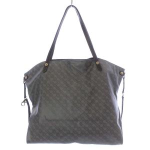 GHERARDINI トートバッグ ショルダーバッグ 総柄 ナイロン グレー