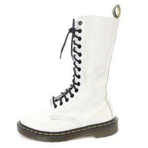 Dr.Martens ショートブーツ 14ホール レースアップ UK5 24.0cm 白 ホワイト