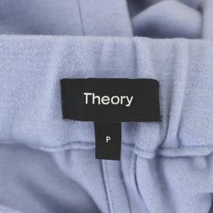 Theory 22AW Fine Smooth JSY Wide Pull On GH ワイドパンツ ストレート P 水色 ライトブルー