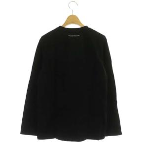 Theory 21SS LOTUS JERSEY EASY TEE CITY LS ロゴカットソー ロンT 長袖 プリント コットン S