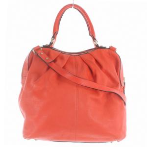 kate spade new york ショルダーバッグ ハンドバッグ 2way レザー ロゴ 赤 レッド