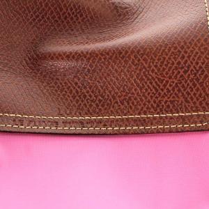 Longchamp ル プリアージュ トートバッグ ナイロン レザー ピンク