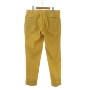 INCOTEX HIGH COMFORT パンツ テーパード センタープレス ジッパーフライ 50 マスタードイエロー 313X0