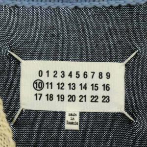 Martin Margiela 10 メゾンマルジェラ 10 ラインデザイン カーディガン ニット 長袖 S ブラック マルチカラー