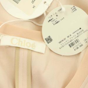 Chloe デザインノースリーブブラウス プルオーバー 34 ピンク