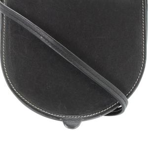 LOEWE ヒールポーチ スモール ウォレットショルダーバッグ ロゴ 黒 ブラック