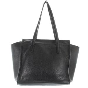 Salvatore Ferragamo GG-21F216 エイミー トートバッグ ハンドバッグ レザー ロゴ ブラック