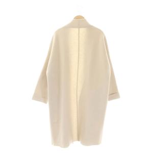 23区 vingt-trois 21AW コンプレストパイルカーディガン ニット ロング 長袖 ウール 38 ライトベージュ