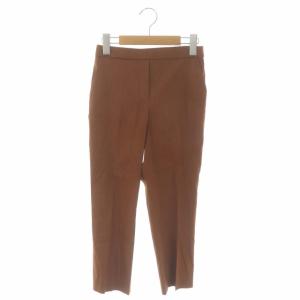 22SS TREECA PULL ON J テーパードパンツ スリム イージー 00 茶色 ブラウン