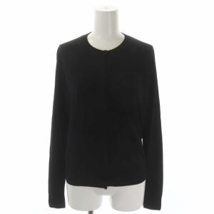 CREW CARDI ニットカーディガン 長袖 S/P 黒 ブラック