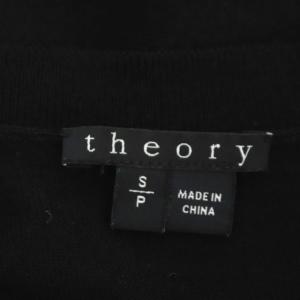 Theory CREW CARDI ニットカーディガン 長袖 S/P 黒 ブラック