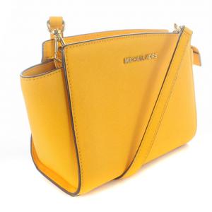 MICHAEL KORS ショルダーバッグ レザー ロゴ オレンジ