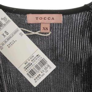 TOCCA AJISAI BORELO ボレロ カーディガン ニット 長袖 クロップド XS 黒 ブラック