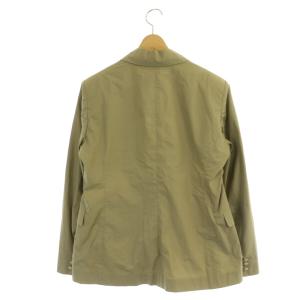 ETRO コットン テーラードジャケット 2B 背抜き 44 カーキ
