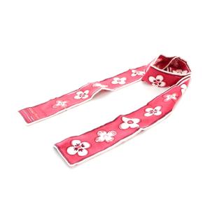 バンドー スカーフ シルク 絹 赤 レッド ピンク OH