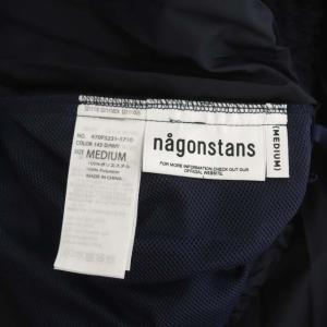 nagonstans 22SS waterrepellent pleats skirt プリーツスカート ロング ドロスト M 紺 ネイビー