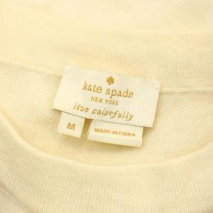 kate spade new york リボン ニット セーター 長袖 プルオーバー M アイボリー