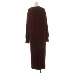 L'Appartement Hello Bonjour 20AW Knit Dress ワンピース ニット ロング 長袖 茶色 ブラウン