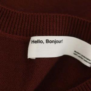 L'Appartement Hello Bonjour 20AW Knit Dress ワンピース ニット ロング 長袖 茶色 ブラウン