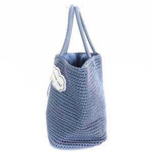 LUDLOW アニマルコードバッグ ハンドバッグ 鳥 excuse me! 青 ブルー