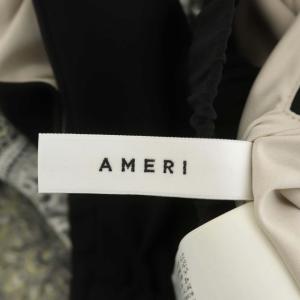 Ameri VINTAGE 21AW LANDSCAPE SCARF PANTS ワイドパンツ ストレート 総柄 スカーフ S マルチカラー