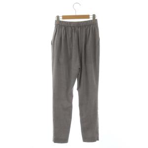 ENFOLD ジョッパーズパンツ テーパードパンツ タック ストレッチ 36 グレー