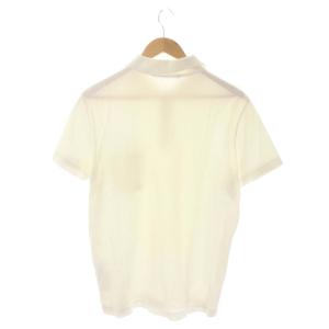 LOUIS VUITTON ダミエ カットソー 半袖 ポロシャツ ロゴプリント M オフホワイト グレー