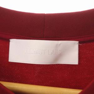 Helmut Lang スウェット カットソー 長袖 プルオーバー XL レッド ホワイト