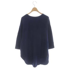 AMERICANA L'Appartement別注 23SS Football T-sh Tシャツ カットソー チュニック 八分袖 紺 ネイビー