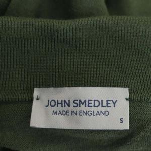 JOHN SMEDLEY ポロシャツ 半袖 プルオーバー コットン S 緑 グリーン