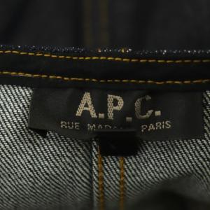 A.P.C. デニムサロペット オールインワン フレア ホルターネック XS インディゴブルー