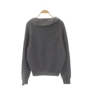 MARGARET HOWELL ニット セーター カシミヤ混 長袖 2 グレー