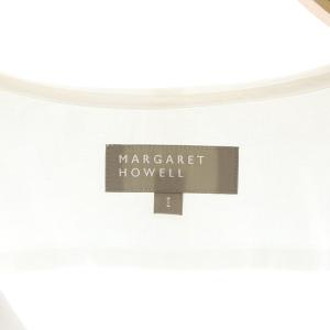 MARGARET HOWELL ネッカチーフシャツ 長袖 1 白 ホワイト